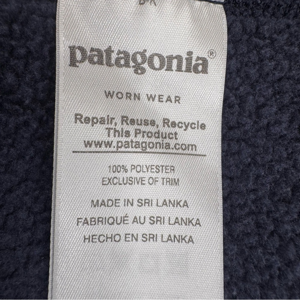 Patagonia Better Sweater Vest Women's Small Blue Fleece Gorpcore Full Zip Logo - Picture 11 of 11